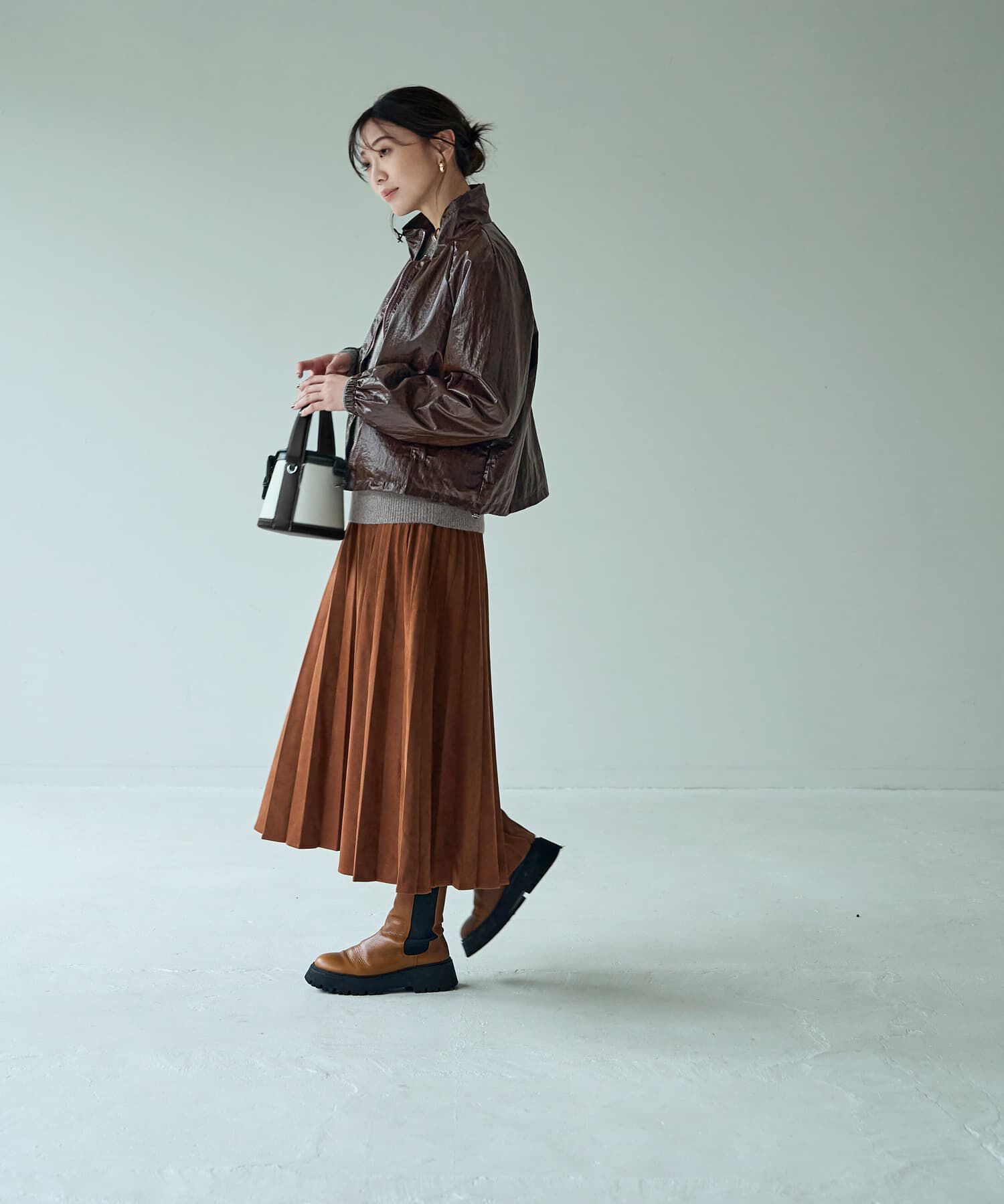 STYLE DELI「シワ加工フェイクレザーブルゾン」|その他|