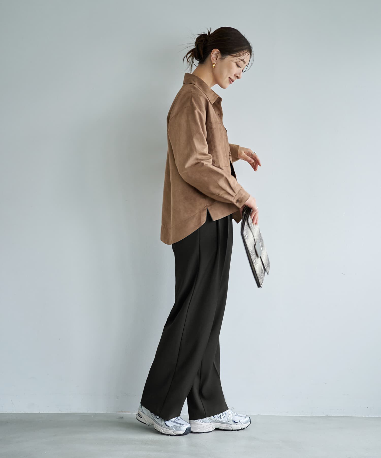STYLE DELI「【LUXE】ライトスエードシャツ型ジャケット」|その他|