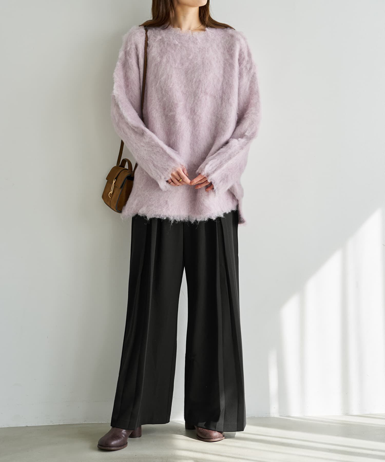 STYLE DELI「２タック幅広ブラックワイドパンツ」|その他|