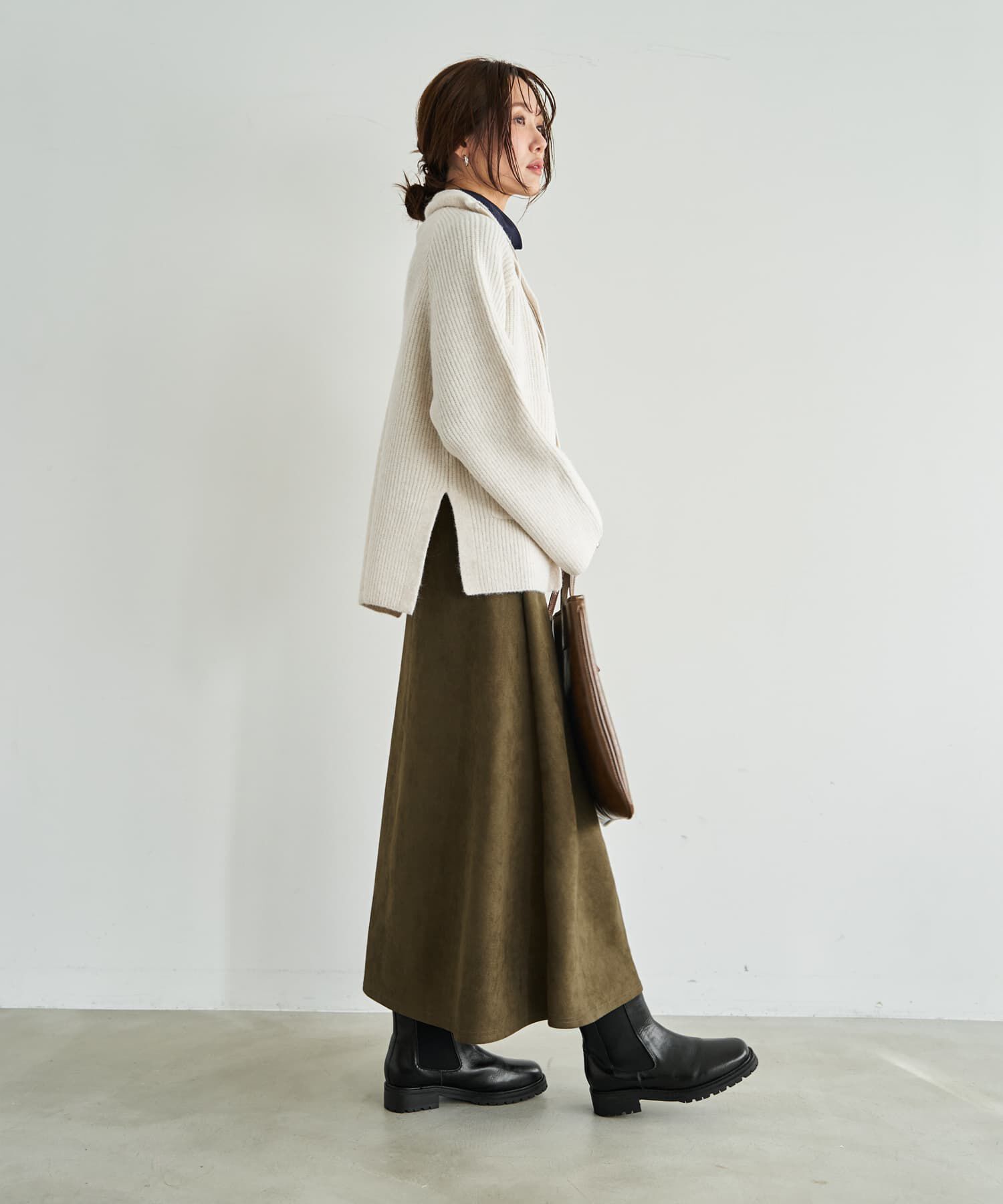 STYLE DELI「ダブルジップスタンドネックニットジャケット」|その他|