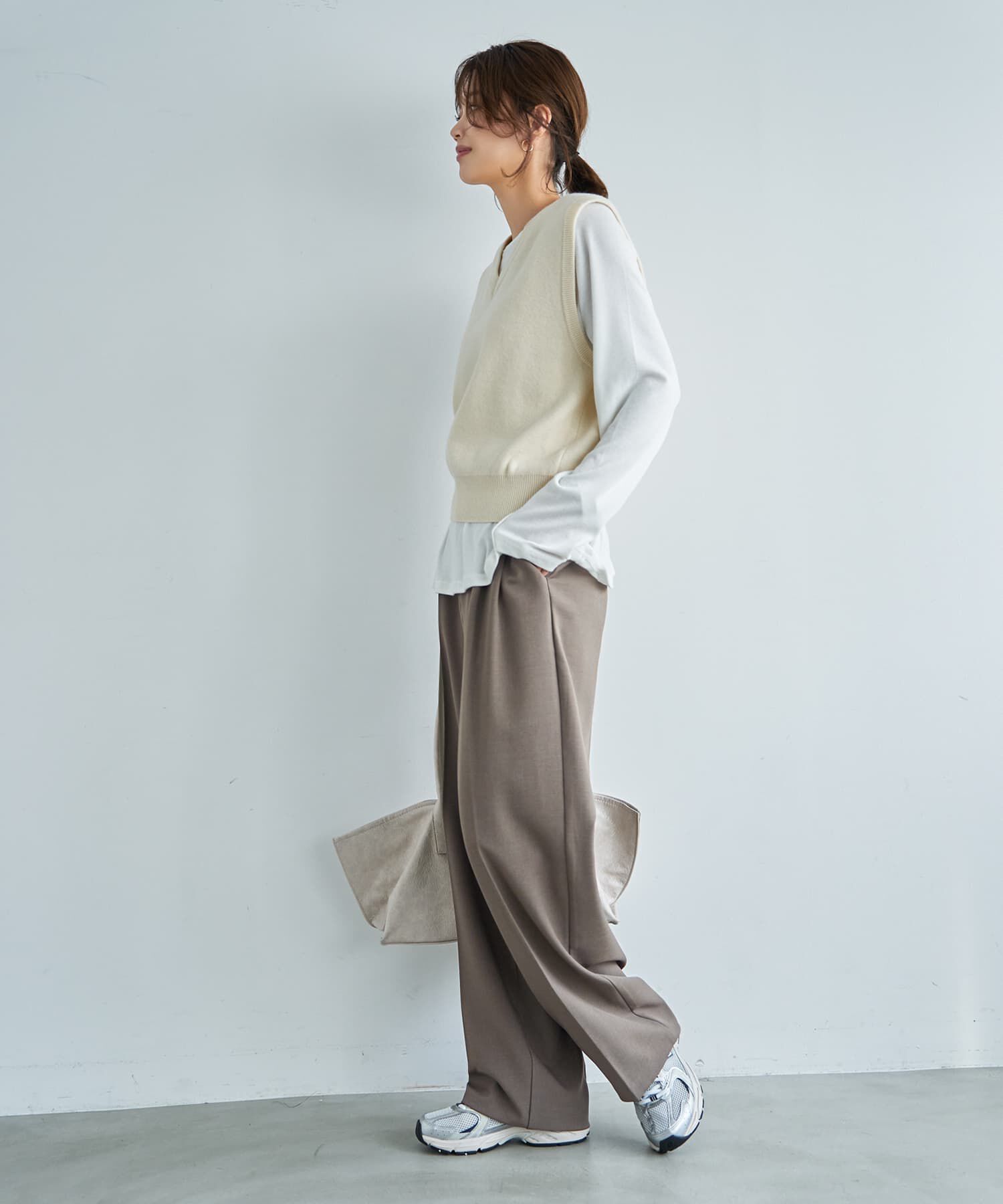 STYLE DELI「ベーシックVネックニットベスト」|ベスト・ジレ|
