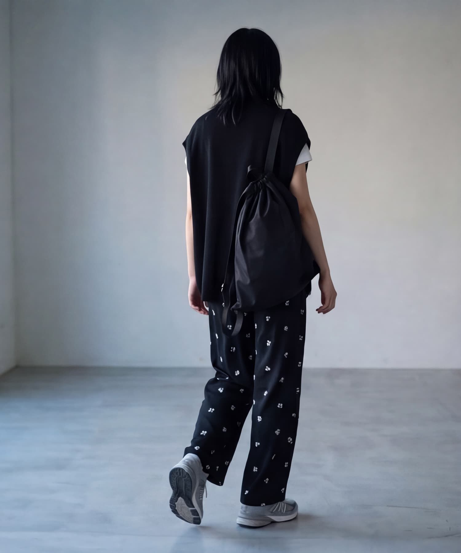 STYLE DELI「【BLK001】オーバーサイズニットジレ」|ベスト・ジレ|