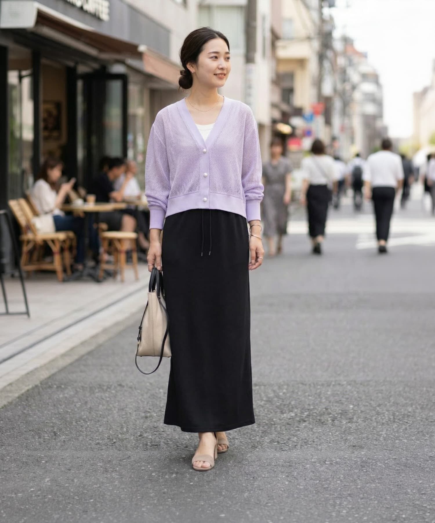 STYLE DELI「裏面ジャージーなめらかカットソースカート」|スカート|