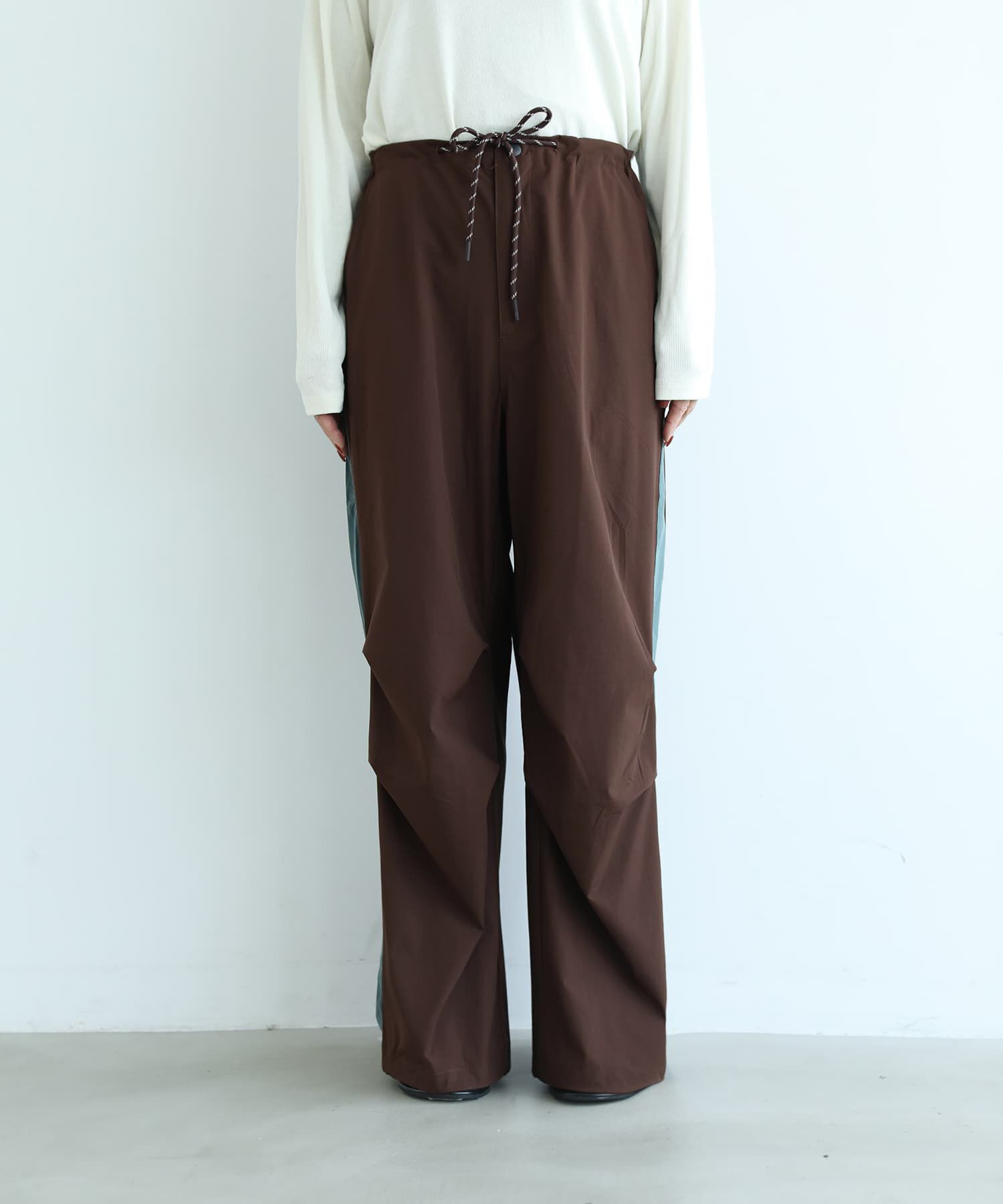 STYLE DELI「タックアクセント配色サイドラインパンツ」|その他|