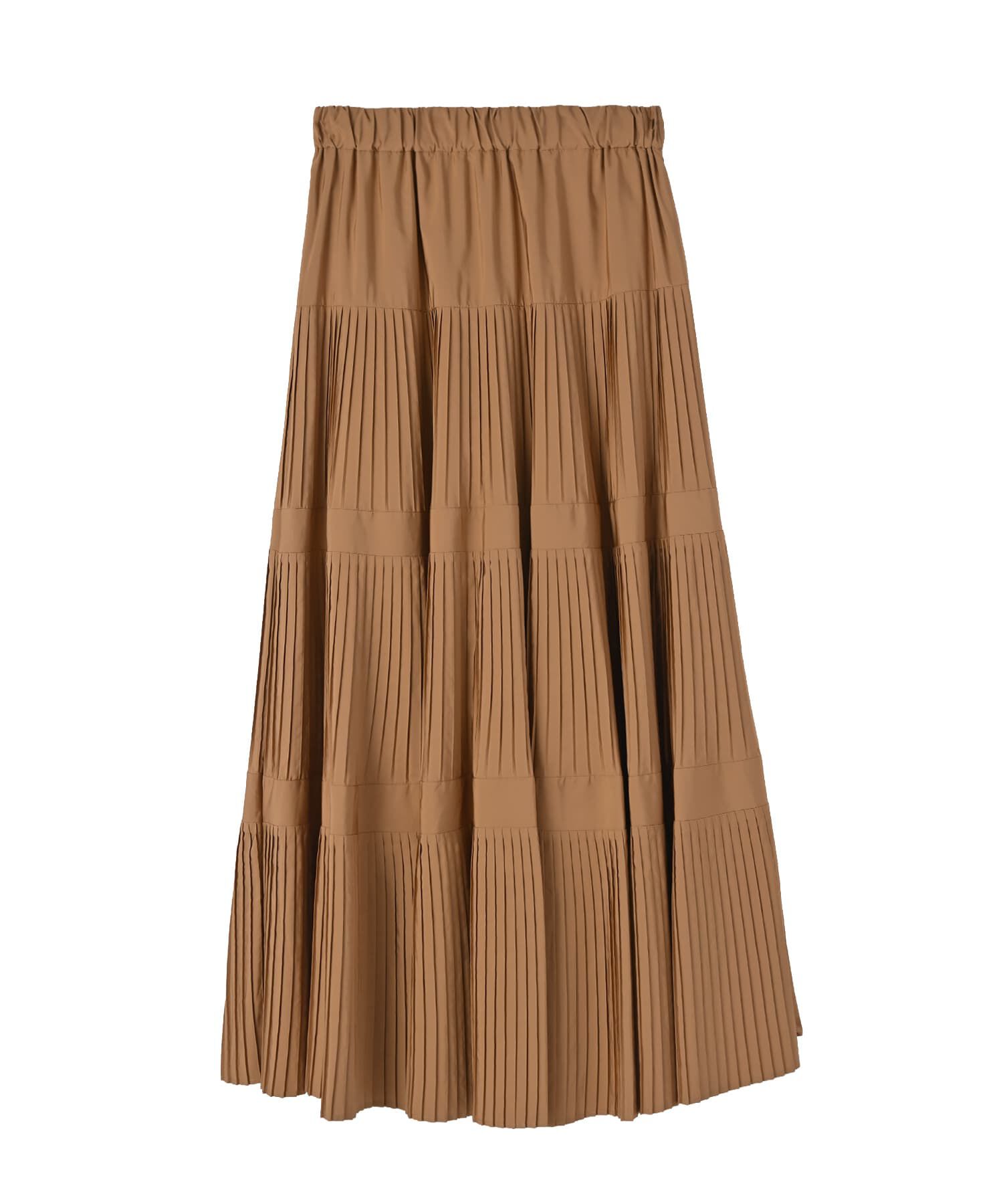 STYLE DELI「【selection】３段プリーツ90cmティアードスカート」|スカート|