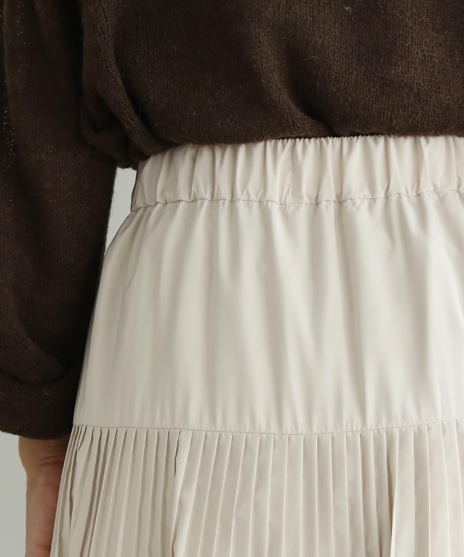 STYLE DELI「【selection】３段プリーツ90cmティアードスカート」|スカート|