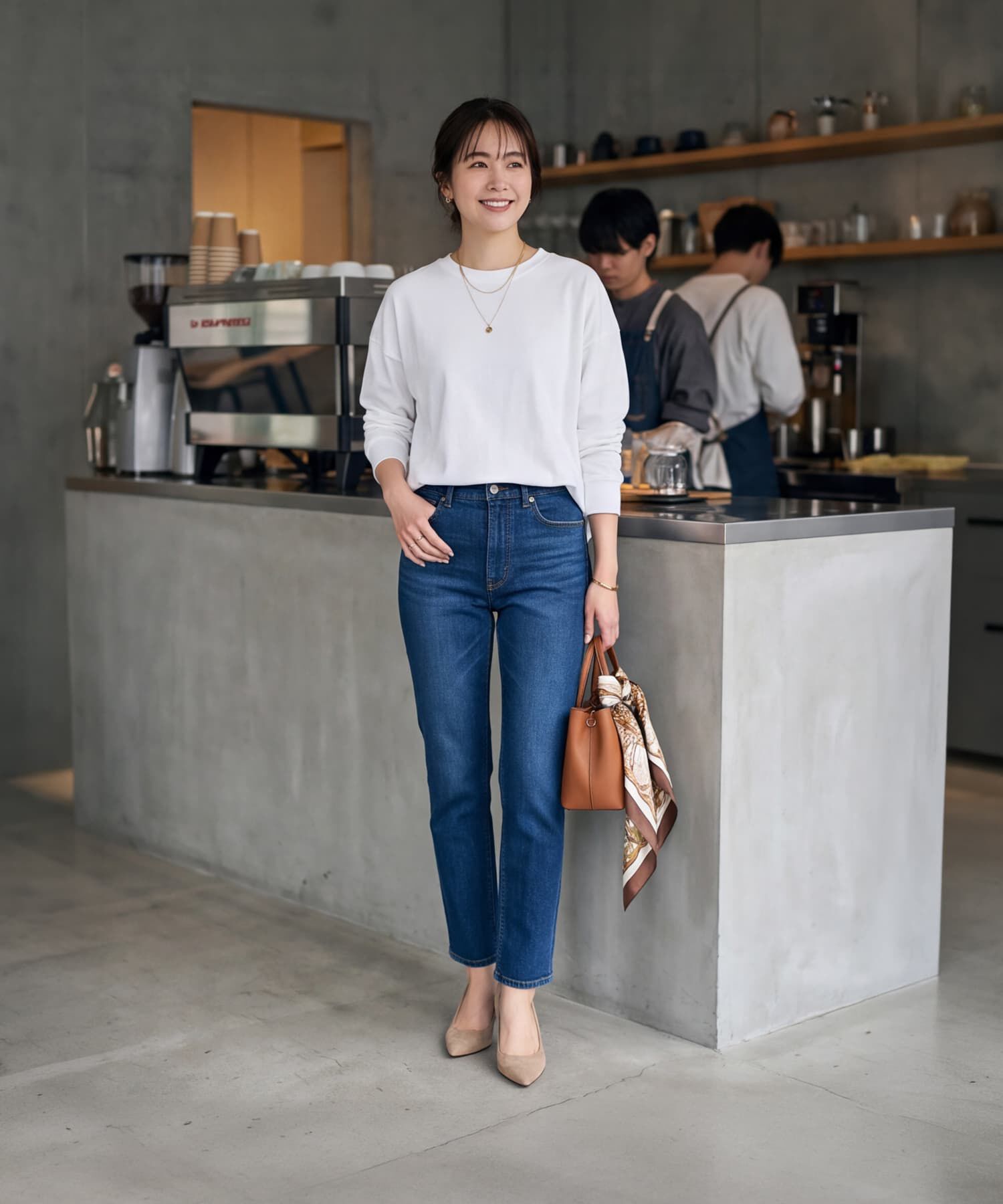 STYLE DELI「【DELI by】コットン100%ルーズフィットロングスリーブT」|Tシャツ・カットソー|