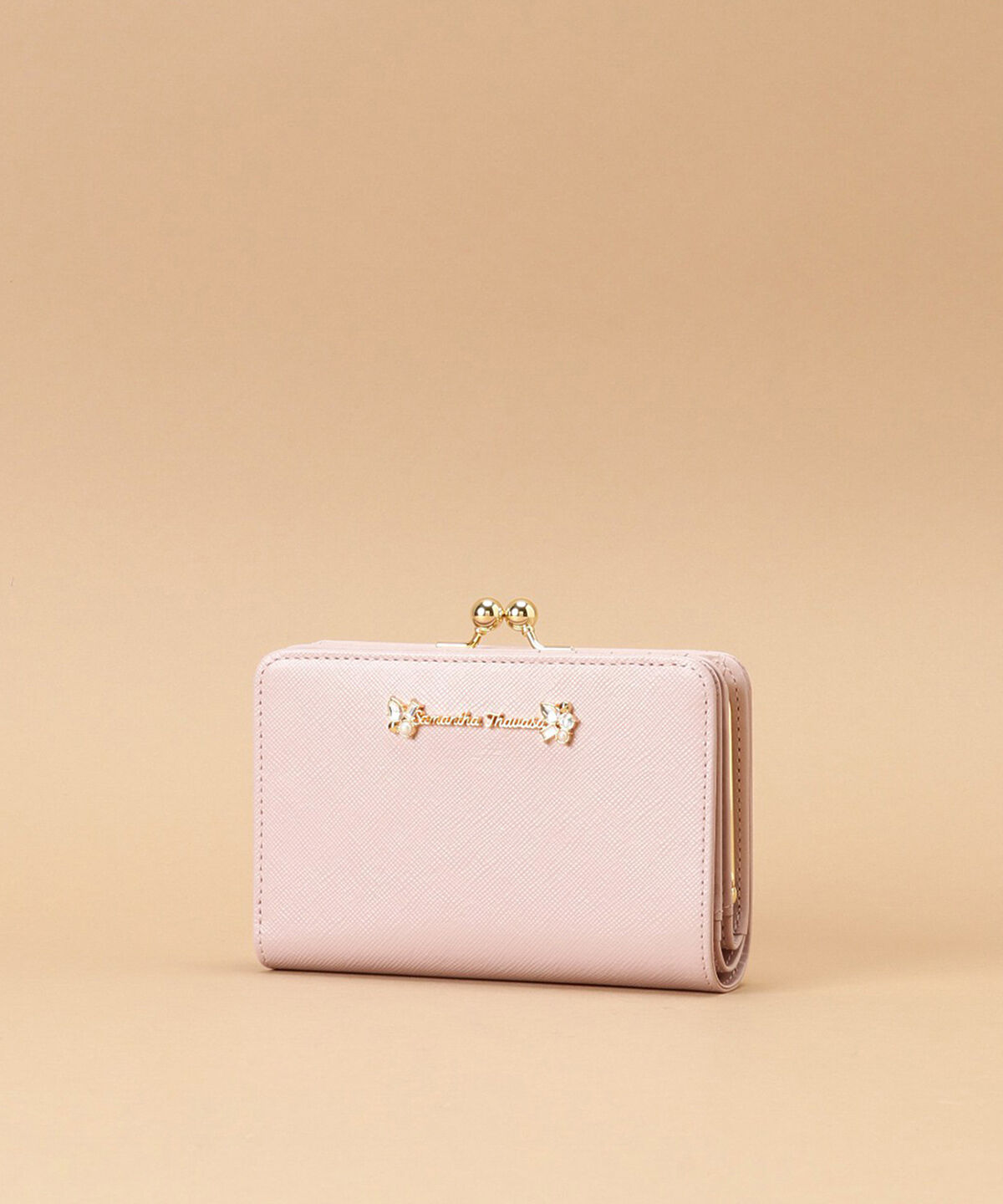 Samantha Thavasa「ラメレザービジュー 口金折財布」|財布|