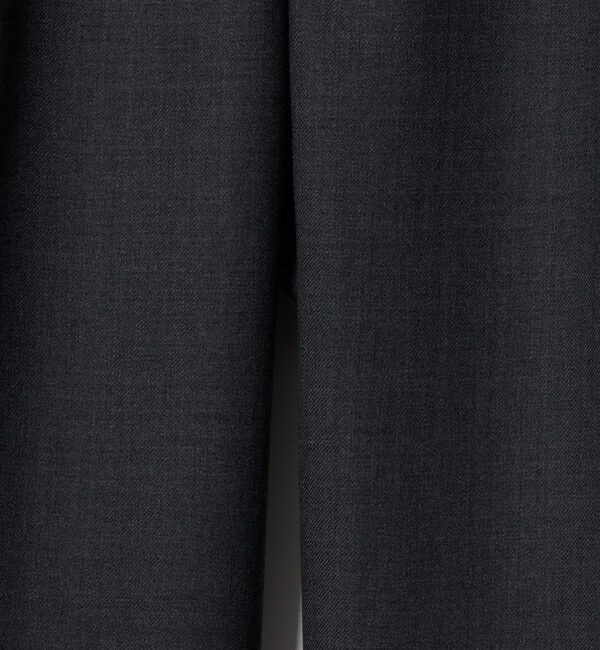 UNITED ARROWS「サージ クリース テーパード 1プリーツ スラックス」|スラックス|
