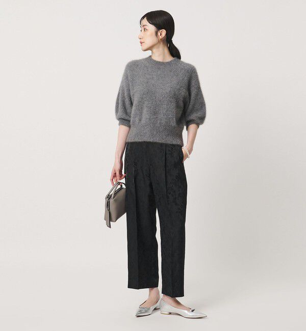 UNITED ARROWS「ペイズリー ジャガード テーパードパンツ」|スラックス|