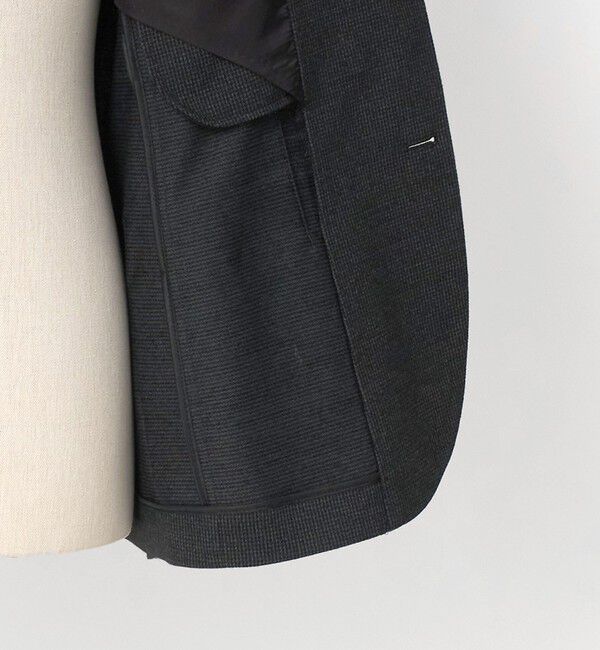 UNITED ARROWS「ハウンドトゥース ジャージ シングル 2ボタン テーラードジャケット COMFORT EASY-MODEL」|テーラードジャケット|