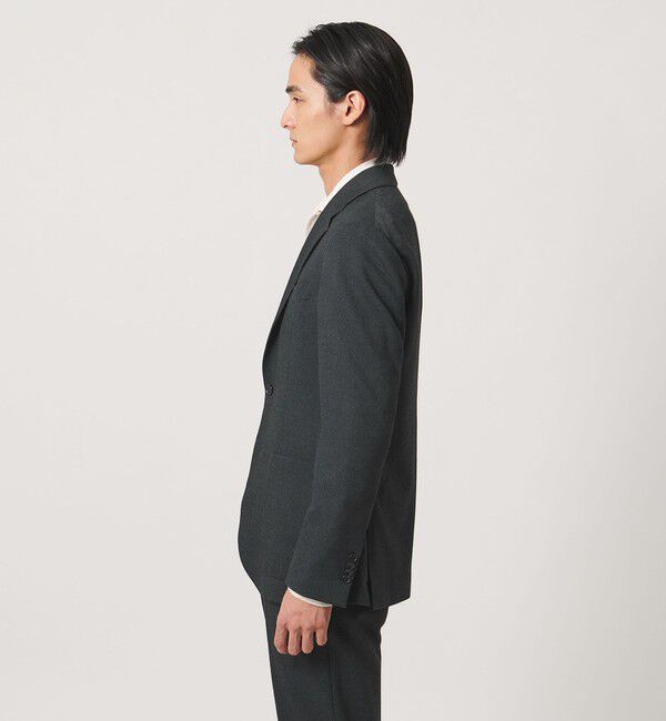 UNITED ARROWS「ハウンドトゥース ジャージ シングル 2ボタン テーラードジャケット COMFORT EASY-MODEL」|テーラードジャケット|