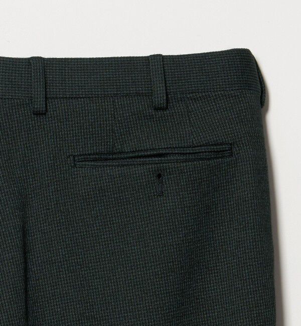 UNITED ARROWS「ハウンドトゥース ジャージ サイドエクステンド ノープリーツ スラックス COMFORT EASY-MODEL」|スラックス|