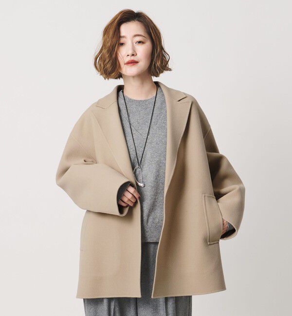 conte「＜conte＞リバー テーラードコート」|その他|BEIGE