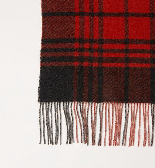 UNITED ARROWS「カシミヤ リバーシブル チェックマフラー」|マフラー|