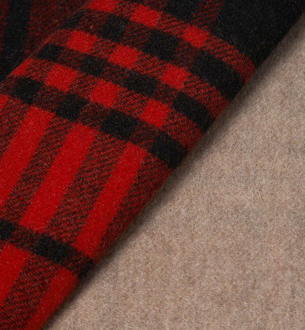 UNITED ARROWS「カシミヤ リバーシブル チェックマフラー」|マフラー|