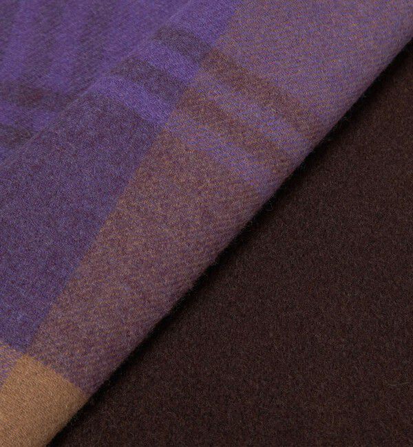 UNITED ARROWS「カシミヤ リバーシブル チェックマフラー」|マフラー|
