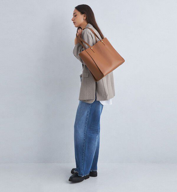 UNITED ARROWS green label relaxing「【WEB限定】ワンポイント シンプル トートバッグ（ソフトPCバッグ付） / A4 / 通勤」|トートバッグ|
