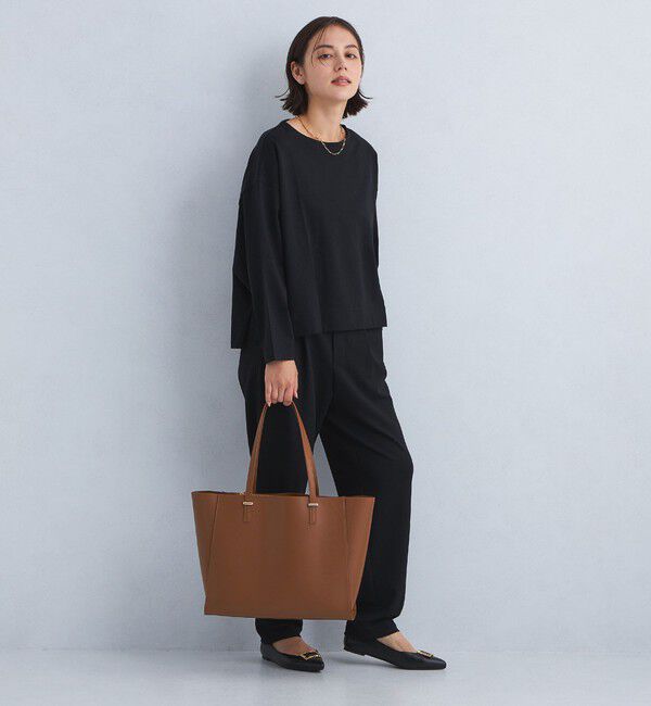 UNITED ARROWS green label relaxing「【WEB限定】ワンポイント シンプル トートバッグ（ソフトPCバッグ付） / A4 / 通勤」|トートバッグ|