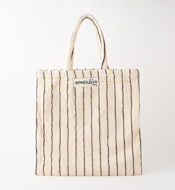 UNITED ARROWS green label relaxing「＜BONGUSTA＞ストライプ トートバッグ」|トートバッグ|CREAM