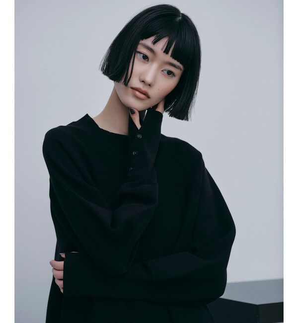 EMMEL REFINES「＜EMMEL REFINES＞EM Aライン ミニ ニット ワンピース」|ワンピース|