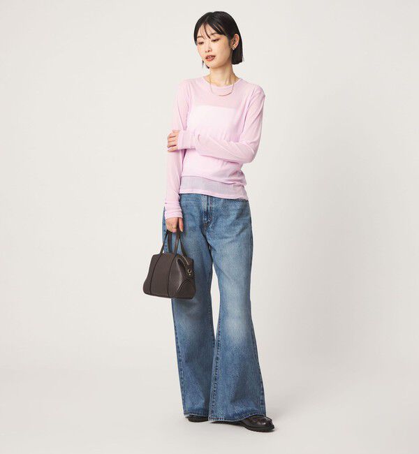 UNITED ARROWS green label relaxing「チュール シアー クルーネック プルオーバー カットソー」|Tシャツ・カットソー|