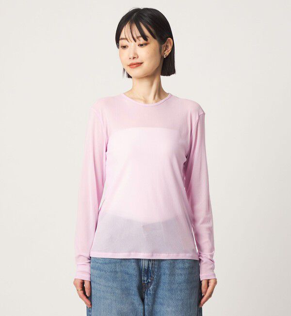UNITED ARROWS green label relaxing「チュール シアー クルーネック プルオーバー カットソー」|Tシャツ・カットソー|