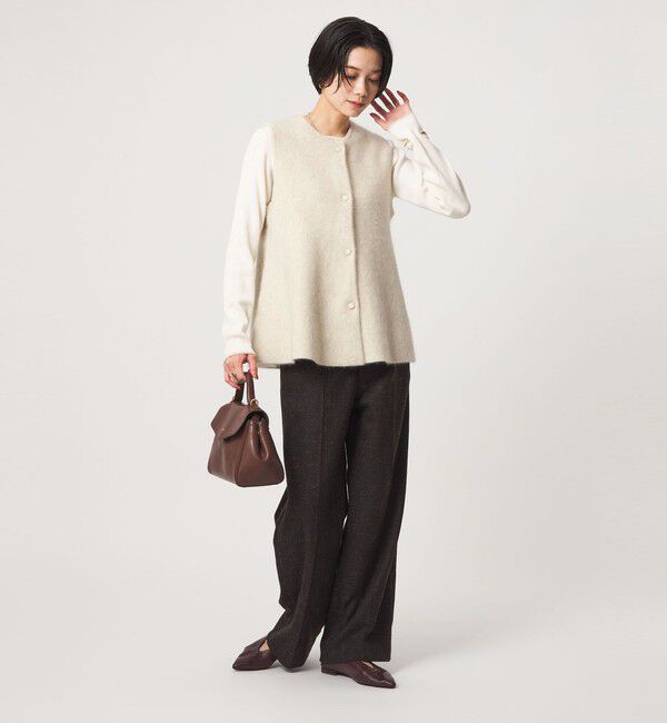 UNITED ARROWS green label relaxing「FOXブレンド セッケツ ニット ジレ」|ベスト・ジレ|