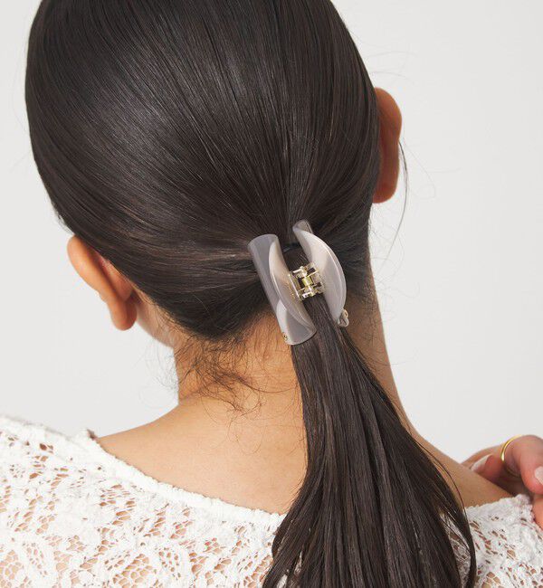 UNITED ARROWS green label relaxing「マーブル ライン ヘアクリップ / バンズクリップ 2」|ヘアバンド|