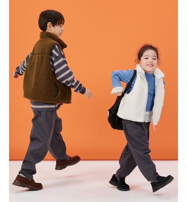 UNITED ARROWS green label relaxing「ボア ジップ ベスト / キッズ 100cm-160cm」|その他|
