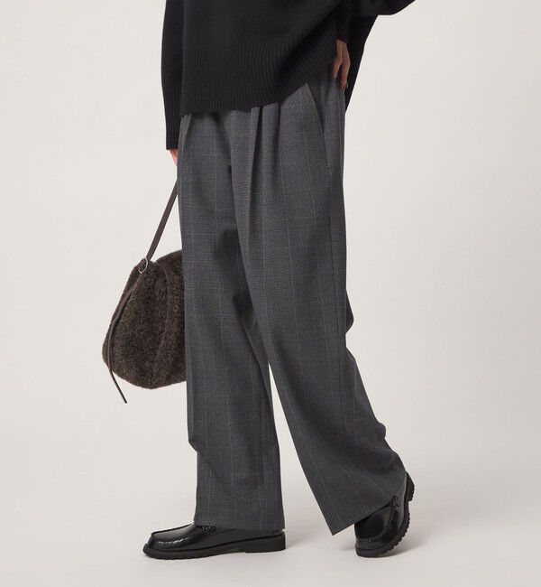 UNITED ARROWS green label relaxing「［size SHORT/TALLあり］キモウ ニーハイワイドパンツ」|その他|