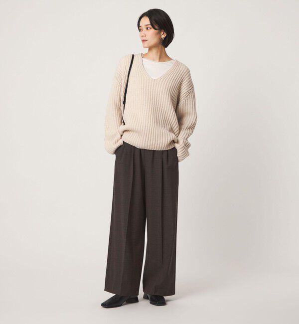 UNITED ARROWS green label relaxing「［size SHORT/TALLあり］キモウ ニーハイワイドパンツ」|その他|