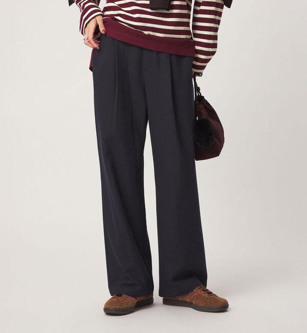 UNITED ARROWS green label relaxing「［size SHORT/TALLあり］オルマイ ウラキモウ ワイド パンツ ストレッチ 帯電防止」|その他|