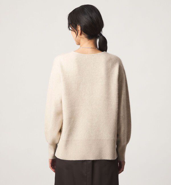 UNITED ARROWS green label relaxing「FOXブレンド フォルム Vネック ニット」|ニット・セーター|