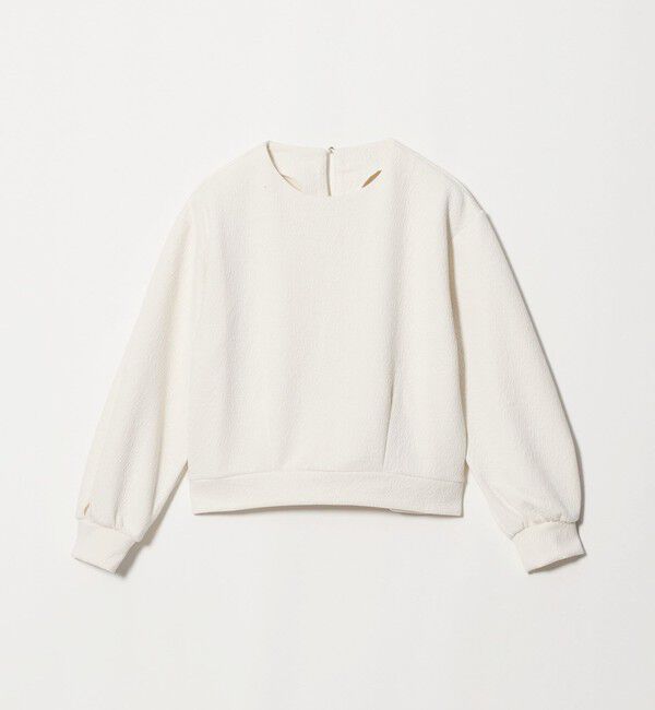 UNITED ARROWS green label relaxing「フクレ ジャガード フォルム カットソー」|Tシャツ・カットソー|NATURAL