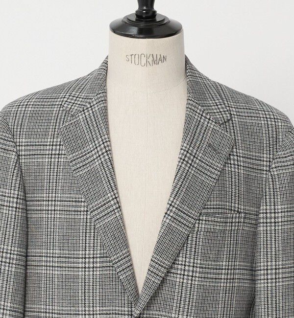 UNITED ARROWS green label relaxing「GLR CLOTH チェック 2B R/RG- ジャケット」|テーラードジャケット|