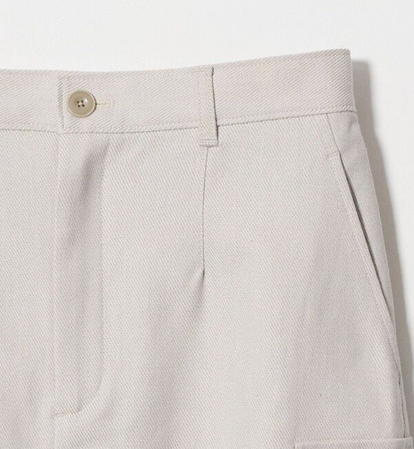 UNITED ARROWS green label relaxing「メランジ カルゼ スカート」|台形|