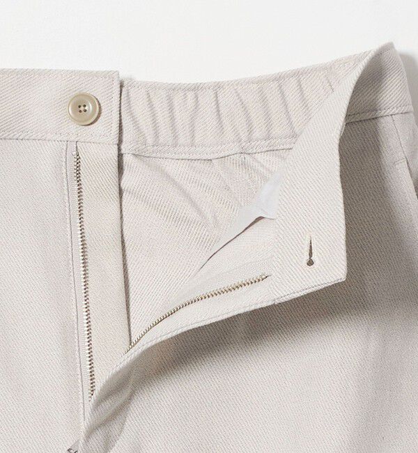 UNITED ARROWS green label relaxing「メランジ カルゼ スカート」|台形|