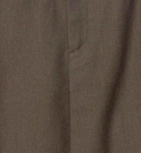 UNITED ARROWS green label relaxing「メランジ カルゼ スカート」|台形|