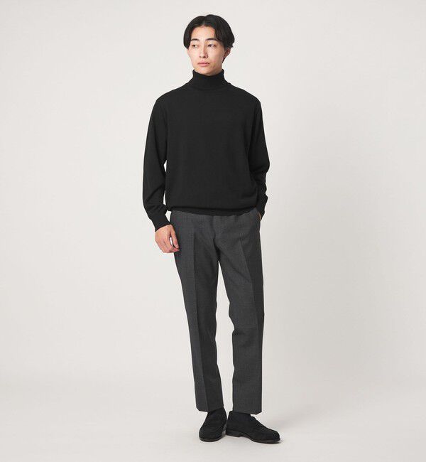 UNITED ARROWS green label relaxing「SUPER 120S ハイゲージ タートルネック ニット」|ニット・セーター|
