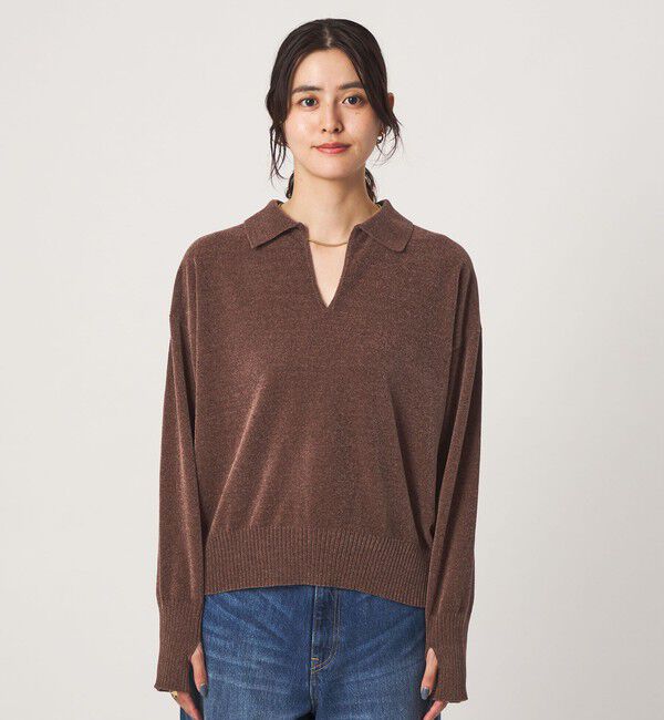 UNITED ARROWS green label relaxing「モールヤーン スキッパー ニット」|ニット・セーター|