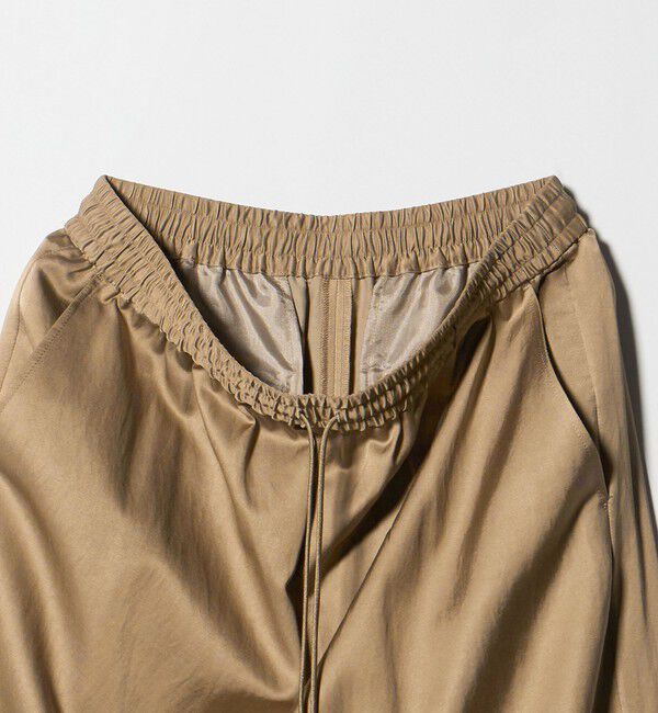BEAUTY&YOUTH UNITED ARROWS「コットンレーヨンサテン ドローストワイドパンツ」|その他|