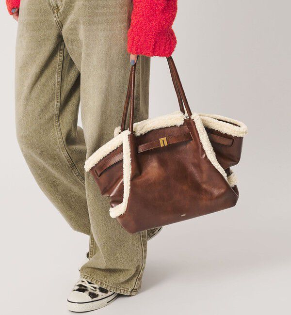 BEAUTY&YOUTH UNITED ARROWS「＜JW PEI＞レザーライク ボア トートバッグ」|トートバッグ|