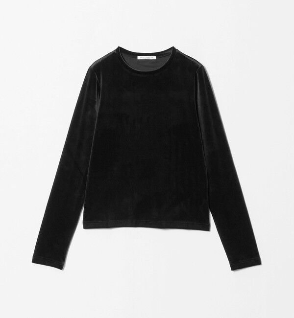 BEAUTY&YOUTH UNITED ARROWS「ベロア ロングスリーブTシャツ ウォッシャブル」|Tシャツ・カットソー|