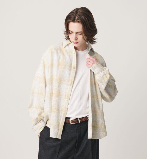 BEAUTY&YOUTH UNITED ARROWS「ウーブン ネル チェック シャツ」|シャツ・ブラウス|