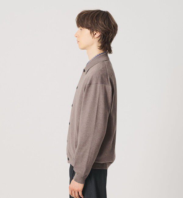 BEAUTY&YOUTH UNITED ARROWS「コットン カシミヤ ニット ポロカラー ジャケット ウォッシャブル」|カーディガン|