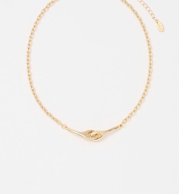 BEAUTY&YOUTH UNITED ARROWS「フックモチーフ ショートネックレス」|ネックレス|