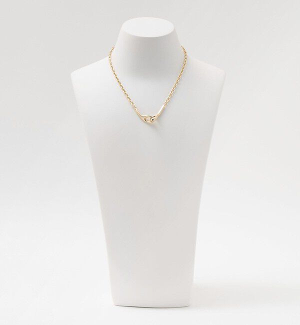 BEAUTY&YOUTH UNITED ARROWS「フックモチーフ ショートネックレス」|ネックレス|