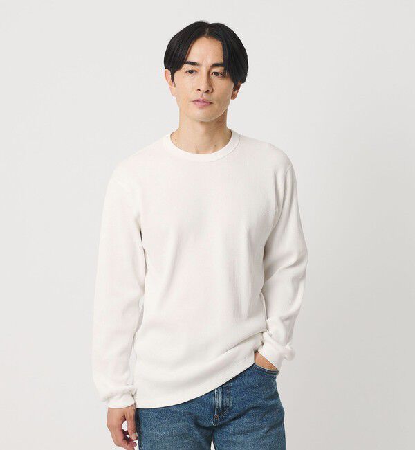 BEAUTY&YOUTH UNITED ARROWS「ハイゲージ ガスコットン サーマル クルーネック カットソー」|Tシャツ・カットソー|