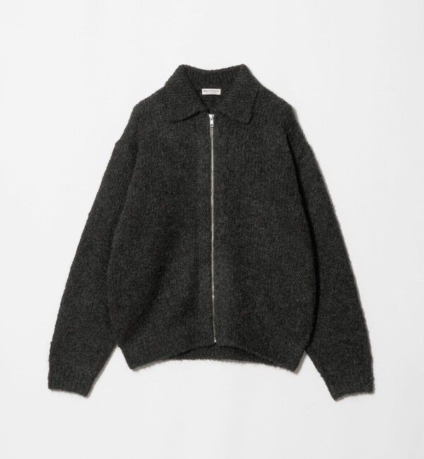 BEAUTY&YOUTH UNITED ARROWS「バブル ニット ジップ ジャケット」|カーディガン|
